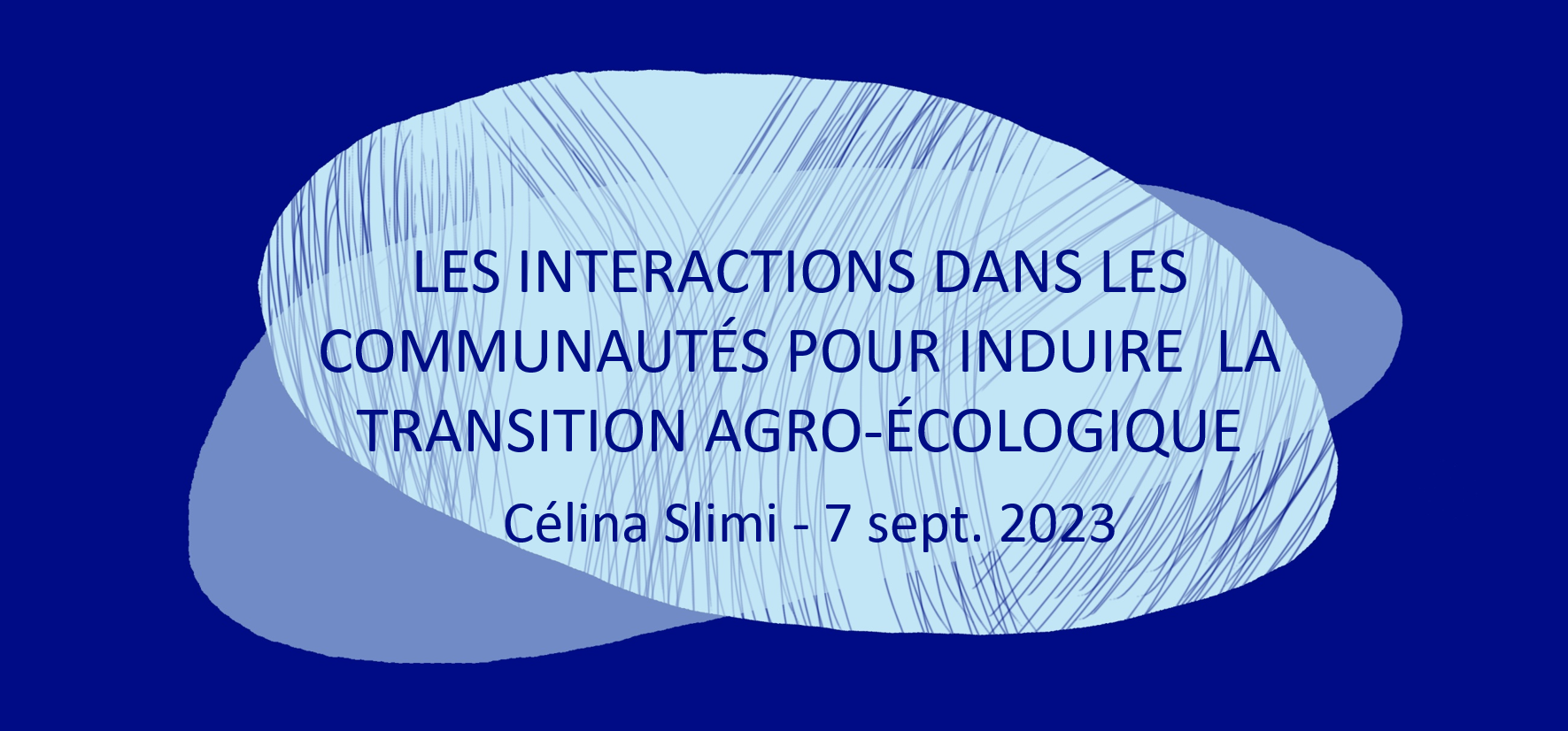 Webinaire IDEAS - Le potentiel d'induction de la transition agroécologique des échanges dans une communauté numérique