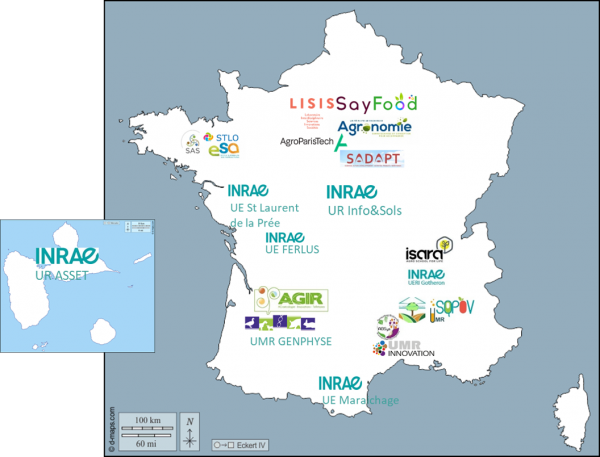 unités contributrices du réseau IDEAS